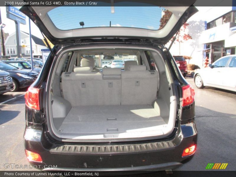 Ebony Black / Gray 2008 Hyundai Santa Fe GLS 4WD