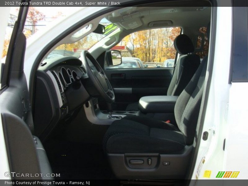Super White / Black 2012 Toyota Tundra TRD Double Cab 4x4