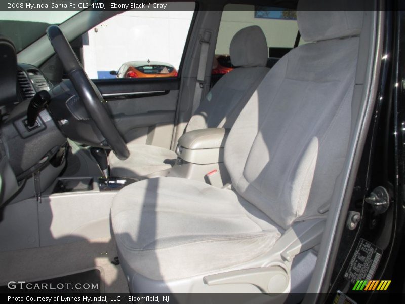 Ebony Black / Gray 2008 Hyundai Santa Fe GLS 4WD