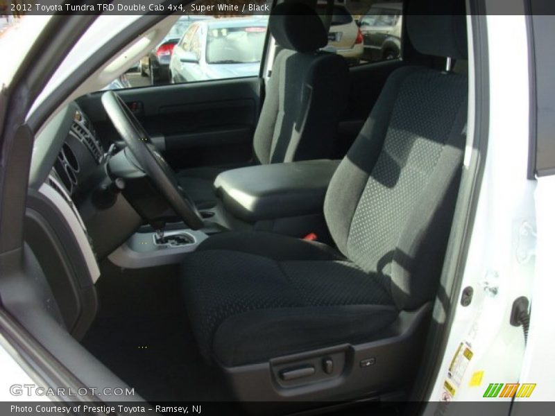 Super White / Black 2012 Toyota Tundra TRD Double Cab 4x4