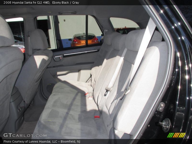 Ebony Black / Gray 2008 Hyundai Santa Fe GLS 4WD