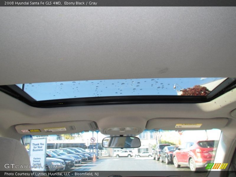 Ebony Black / Gray 2008 Hyundai Santa Fe GLS 4WD