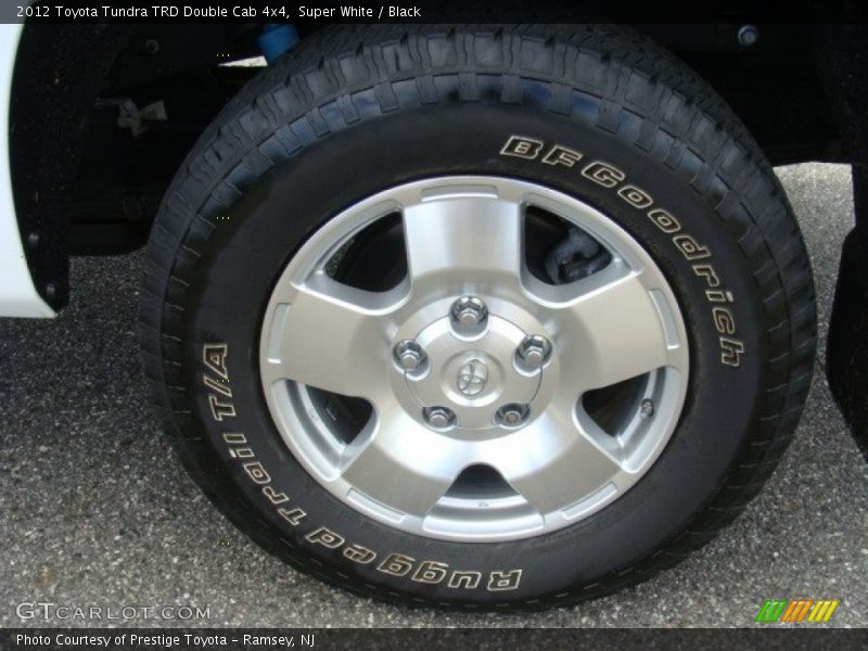 Super White / Black 2012 Toyota Tundra TRD Double Cab 4x4