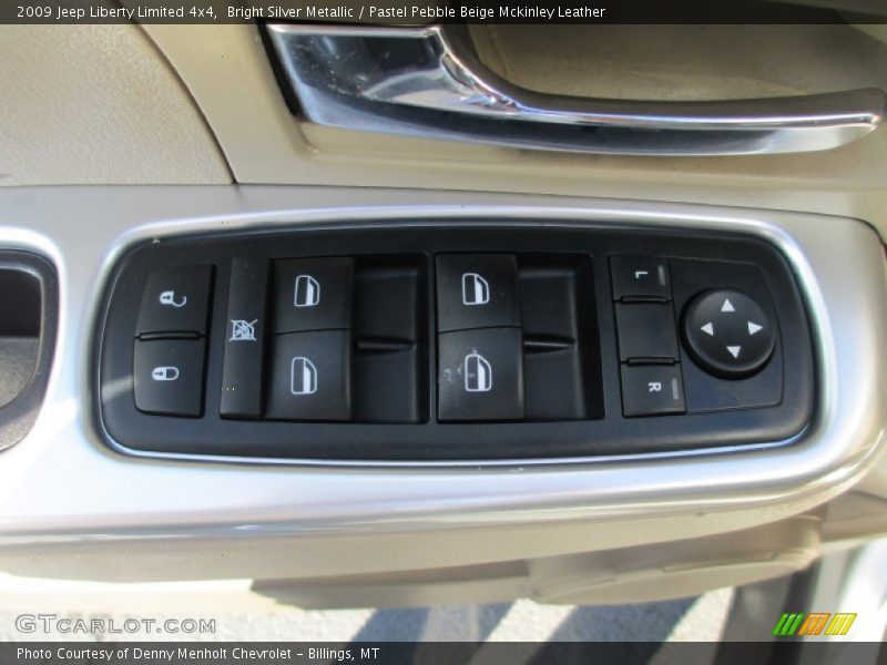 Bright Silver Metallic / Pastel Pebble Beige Mckinley Leather 2009 Jeep Liberty Limited 4x4