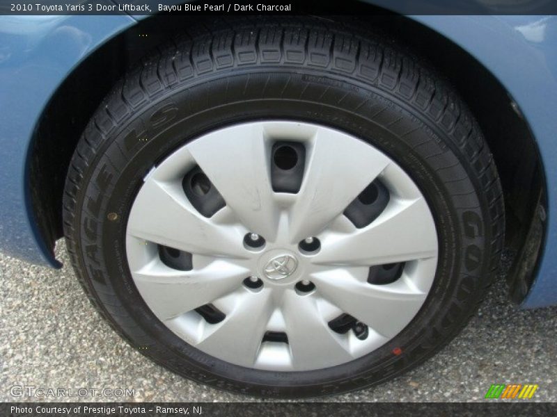 Bayou Blue Pearl / Dark Charcoal 2010 Toyota Yaris 3 Door Liftback
