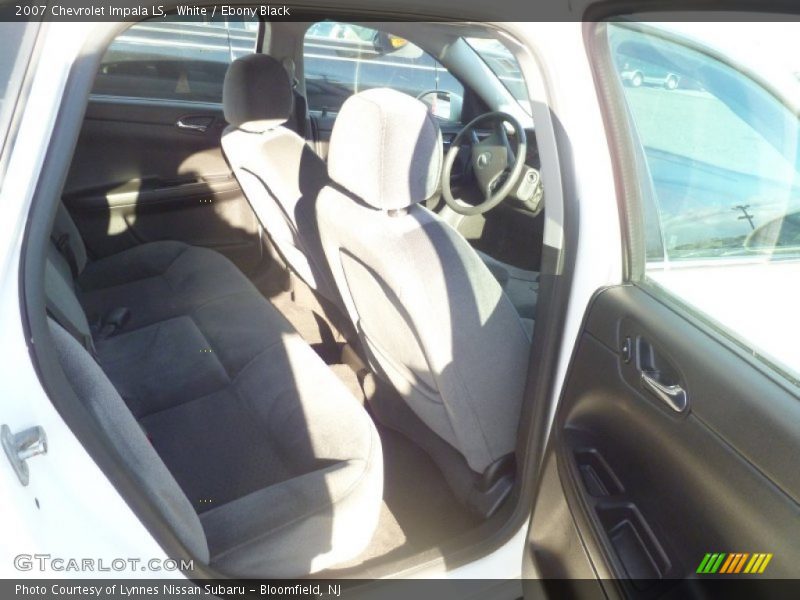 White / Ebony Black 2007 Chevrolet Impala LS
