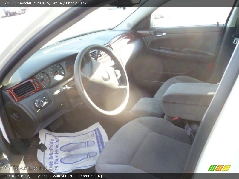 White / Ebony Black 2007 Chevrolet Impala LS