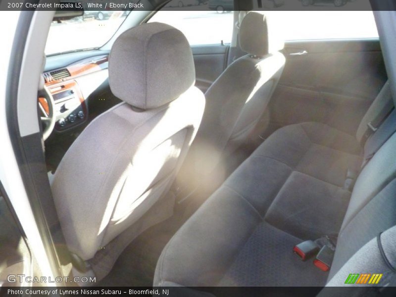 White / Ebony Black 2007 Chevrolet Impala LS