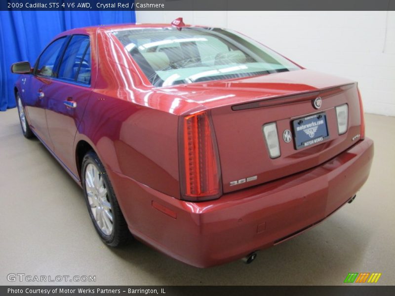 Crystal Red / Cashmere 2009 Cadillac STS 4 V6 AWD