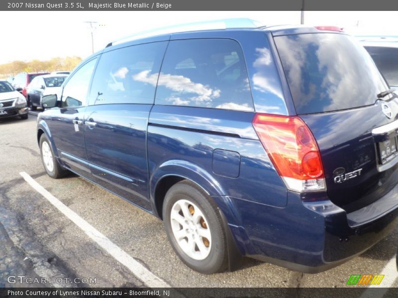 Majestic Blue Metallic / Beige 2007 Nissan Quest 3.5 SL