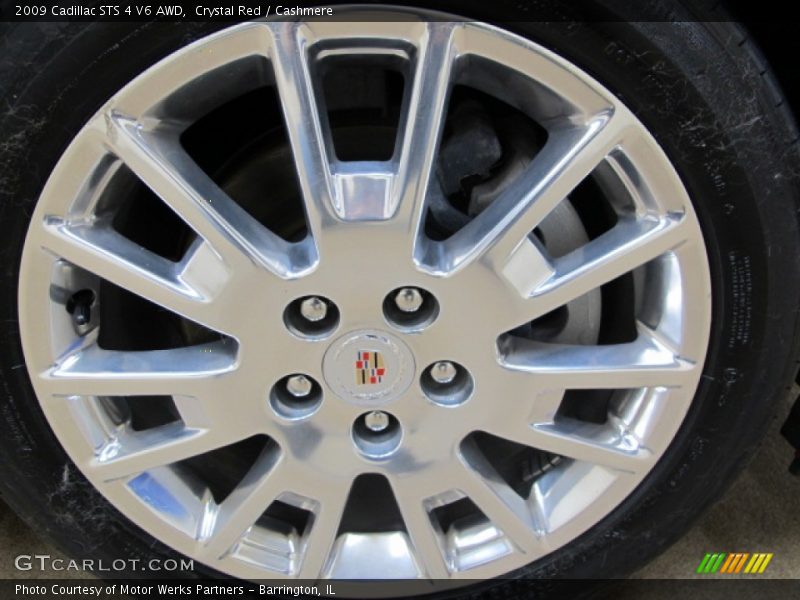 Crystal Red / Cashmere 2009 Cadillac STS 4 V6 AWD