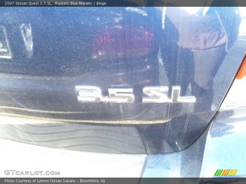 Majestic Blue Metallic / Beige 2007 Nissan Quest 3.5 SL
