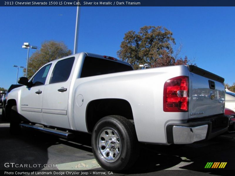 Silver Ice Metallic / Dark Titanium 2013 Chevrolet Silverado 1500 LS Crew Cab