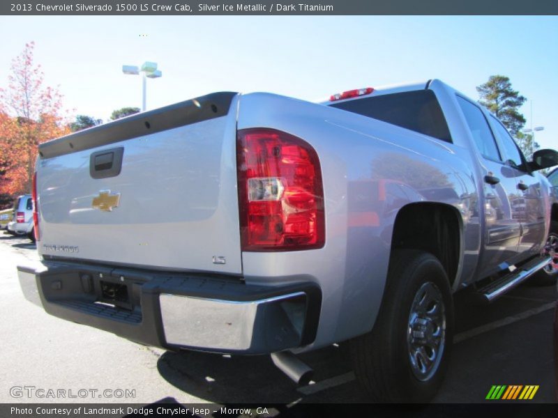 Silver Ice Metallic / Dark Titanium 2013 Chevrolet Silverado 1500 LS Crew Cab
