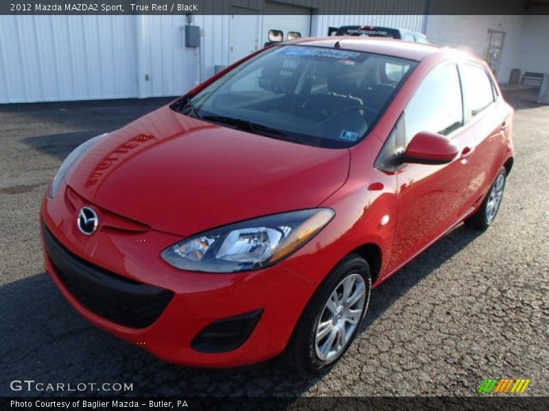 True Red / Black 2012 Mazda MAZDA2 Sport