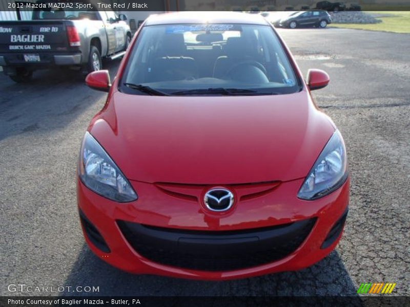 True Red / Black 2012 Mazda MAZDA2 Sport