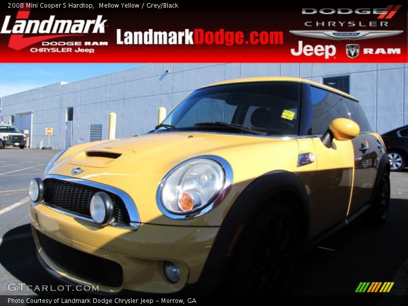 Mellow Yellow / Grey/Black 2008 Mini Cooper S Hardtop