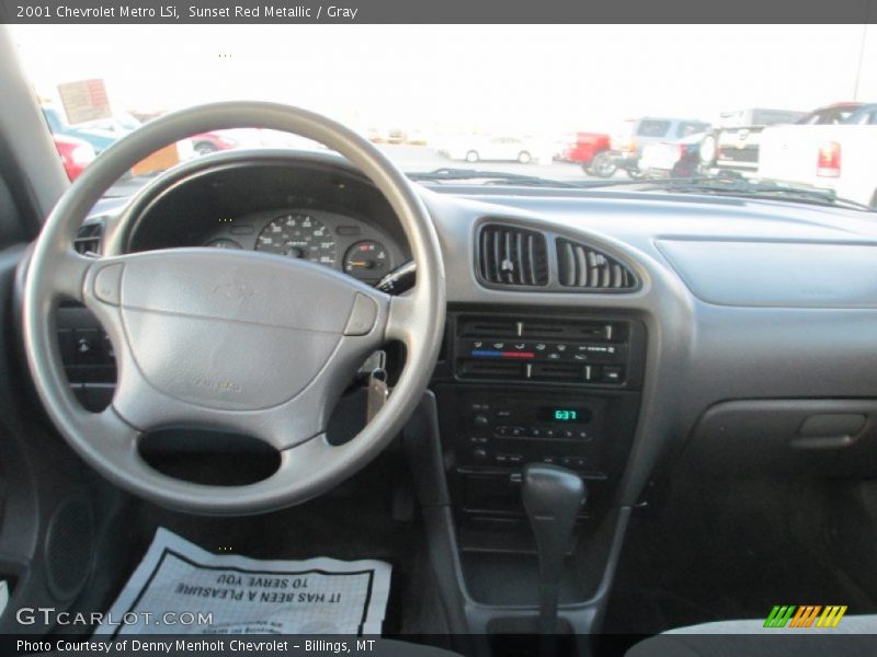 Dashboard of 2001 Metro LSi