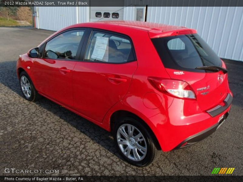 True Red / Black 2012 Mazda MAZDA2 Sport