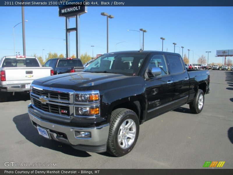 Black / Ebony 2011 Chevrolet Silverado 1500 LTZ Extended Cab 4x4