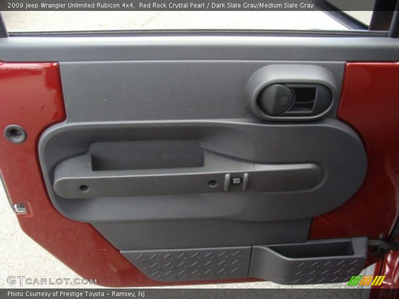 Red Rock Crystal Pearl / Dark Slate Gray/Medium Slate Gray 2009 Jeep Wrangler Unlimited Rubicon 4x4