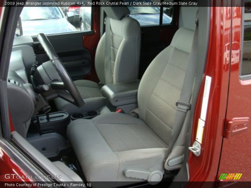 Front Seat of 2009 Wrangler Unlimited Rubicon 4x4