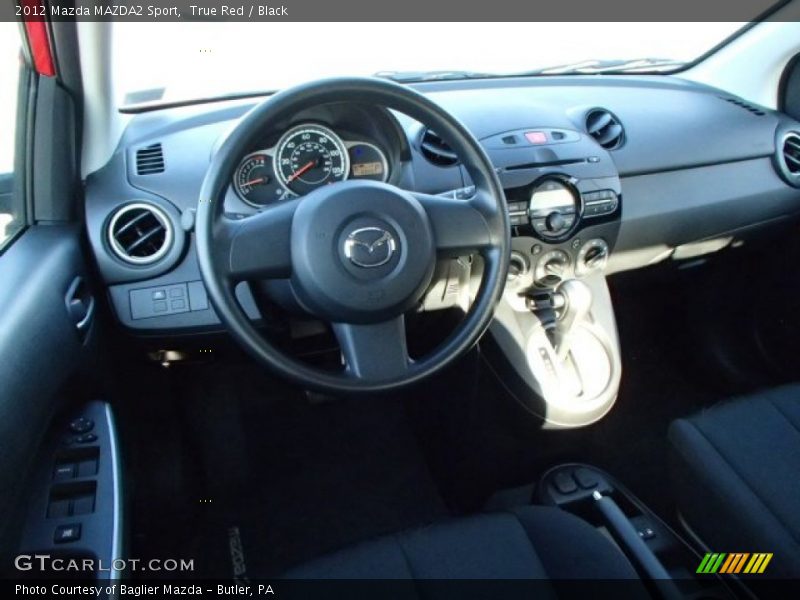 True Red / Black 2012 Mazda MAZDA2 Sport