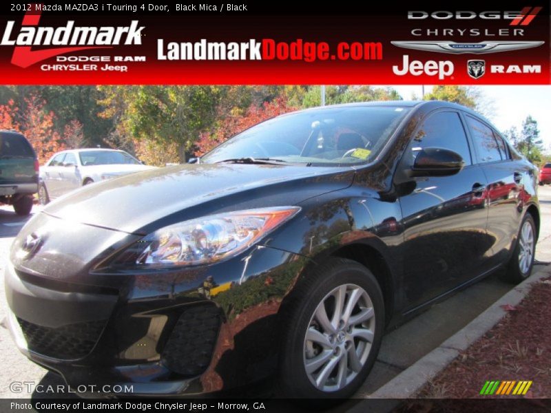 Black Mica / Black 2012 Mazda MAZDA3 i Touring 4 Door