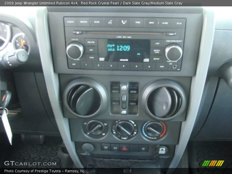 Red Rock Crystal Pearl / Dark Slate Gray/Medium Slate Gray 2009 Jeep Wrangler Unlimited Rubicon 4x4
