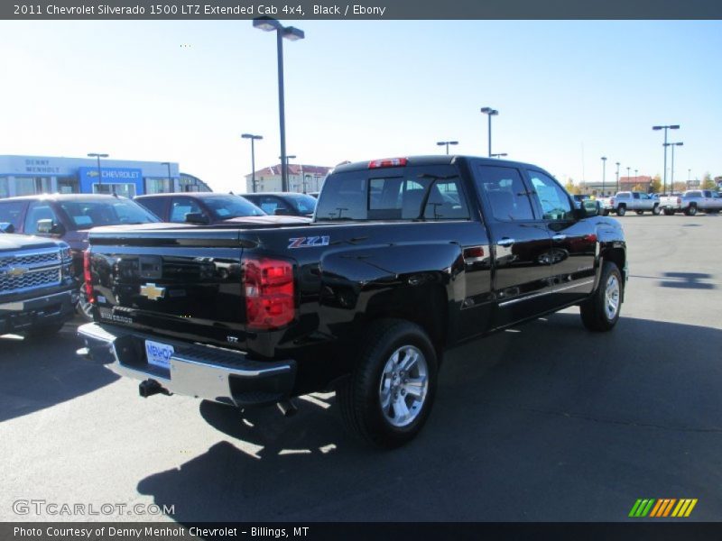 Black / Ebony 2011 Chevrolet Silverado 1500 LTZ Extended Cab 4x4