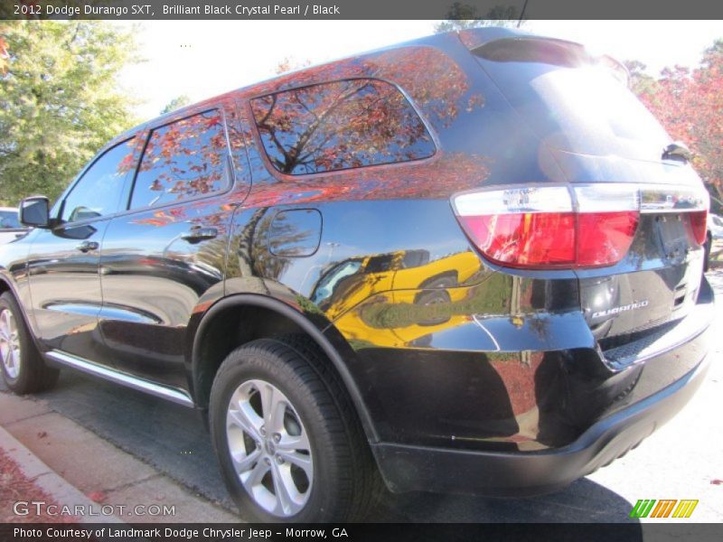 Brilliant Black Crystal Pearl / Black 2012 Dodge Durango SXT