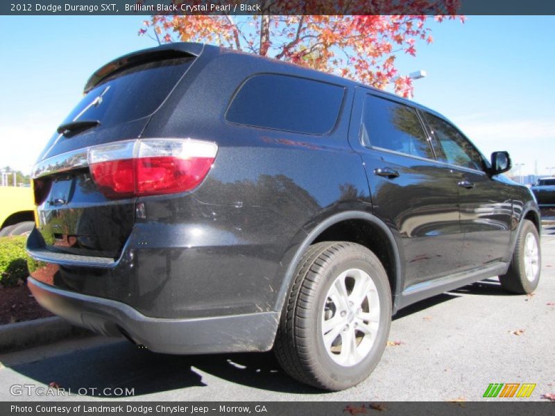 Brilliant Black Crystal Pearl / Black 2012 Dodge Durango SXT