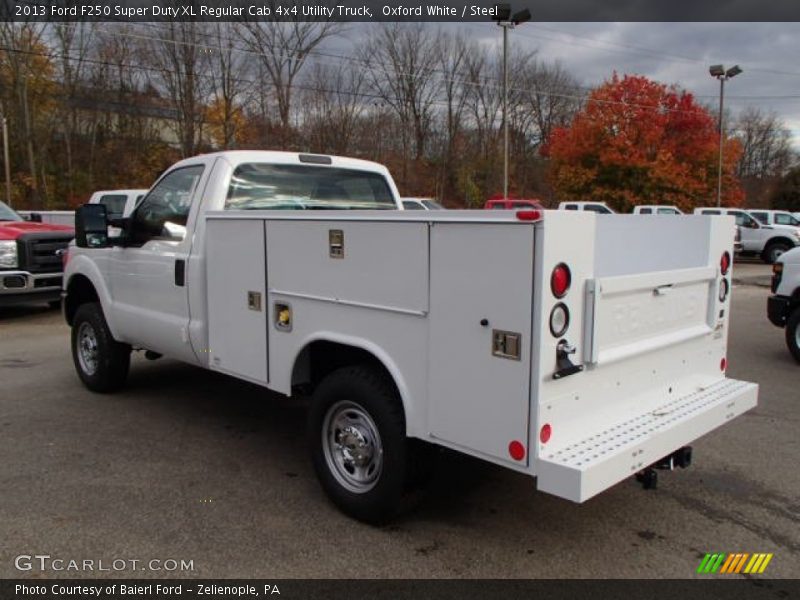 Oxford White / Steel 2013 Ford F250 Super Duty XL Regular Cab 4x4 Utility Truck