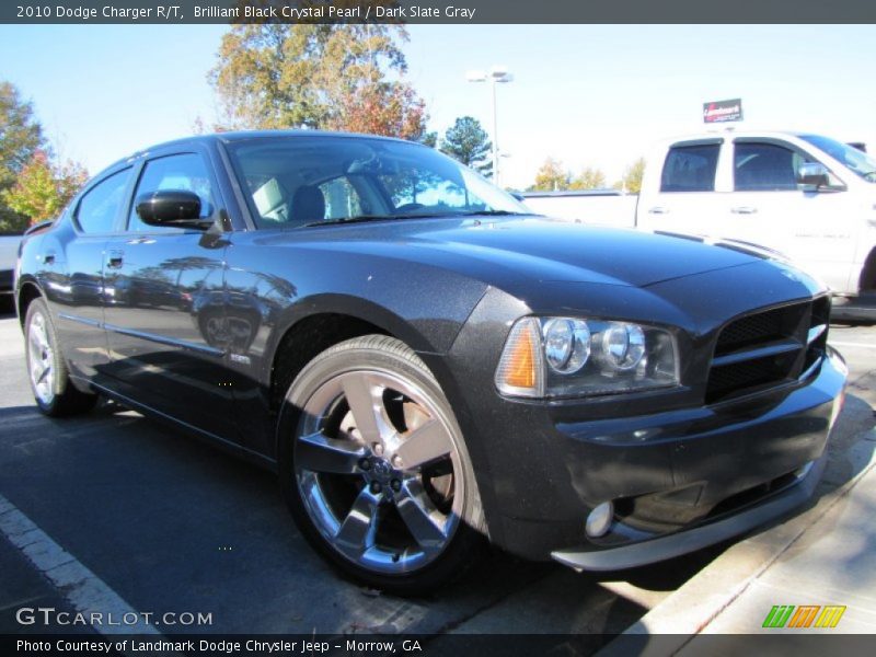 Brilliant Black Crystal Pearl / Dark Slate Gray 2010 Dodge Charger R/T