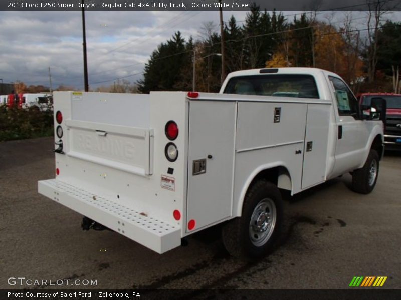 Oxford White / Steel 2013 Ford F250 Super Duty XL Regular Cab 4x4 Utility Truck