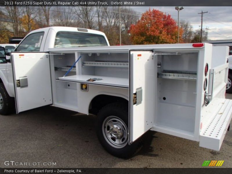 Oxford White / Steel 2013 Ford F250 Super Duty XL Regular Cab 4x4 Utility Truck