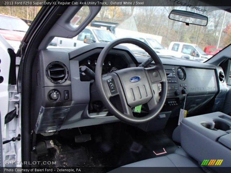 Dashboard of 2013 F250 Super Duty XL Regular Cab 4x4 Utility Truck