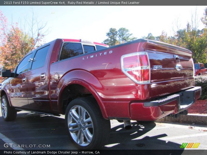  2013 F150 Limited SuperCrew 4x4 Ruby Red Metallic