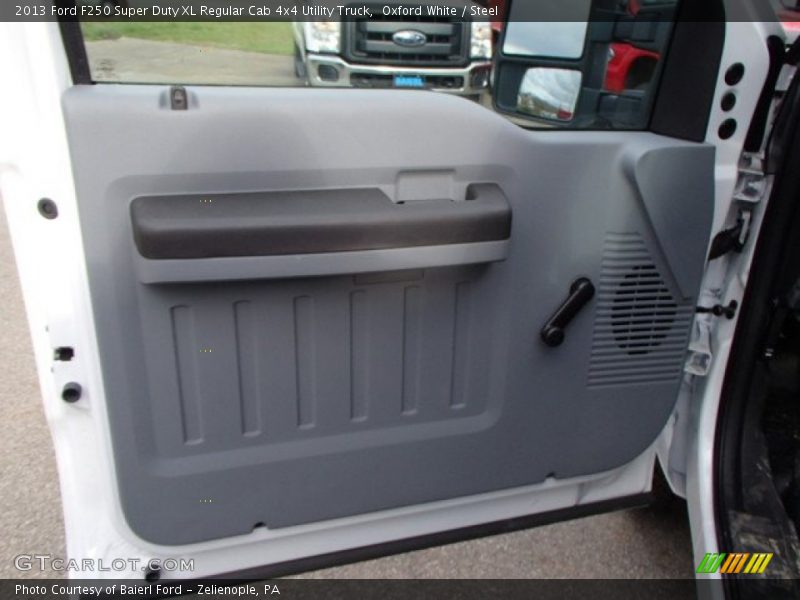 Oxford White / Steel 2013 Ford F250 Super Duty XL Regular Cab 4x4 Utility Truck