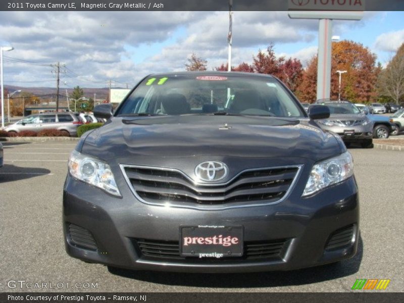 Magnetic Gray Metallic / Ash 2011 Toyota Camry LE