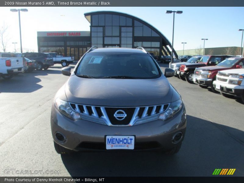 Tinted Bronze Metallic / Black 2009 Nissan Murano S AWD