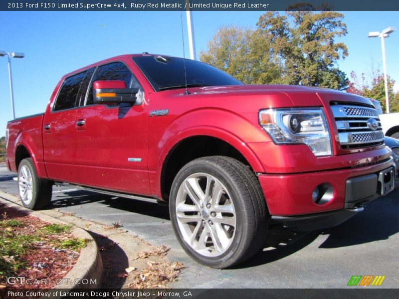 Front 3/4 View of 2013 F150 Limited SuperCrew 4x4