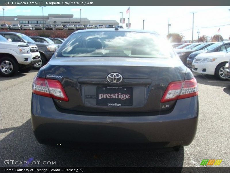 Magnetic Gray Metallic / Ash 2011 Toyota Camry LE