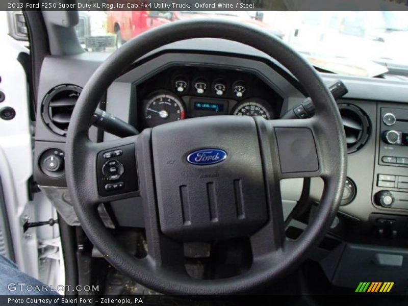 Oxford White / Steel 2013 Ford F250 Super Duty XL Regular Cab 4x4 Utility Truck