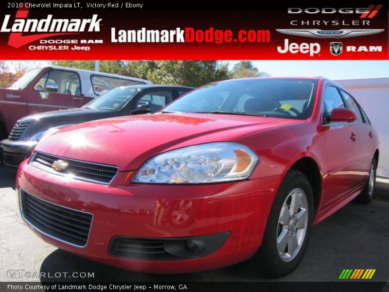 Victory Red / Ebony 2010 Chevrolet Impala LT