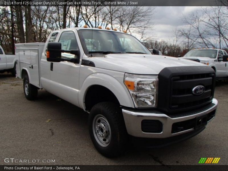 Oxford White / Steel 2014 Ford F250 Super Duty XL SuperCab 4x4 Utility Truck