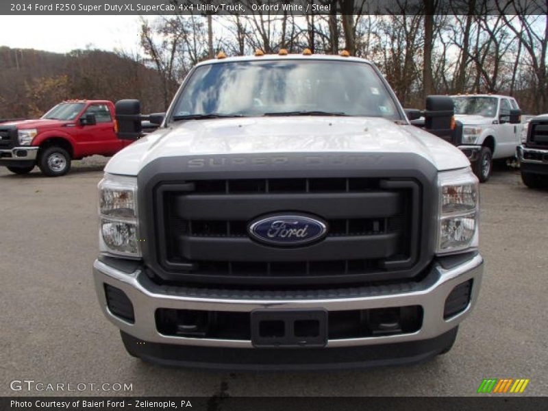 Oxford White / Steel 2014 Ford F250 Super Duty XL SuperCab 4x4 Utility Truck