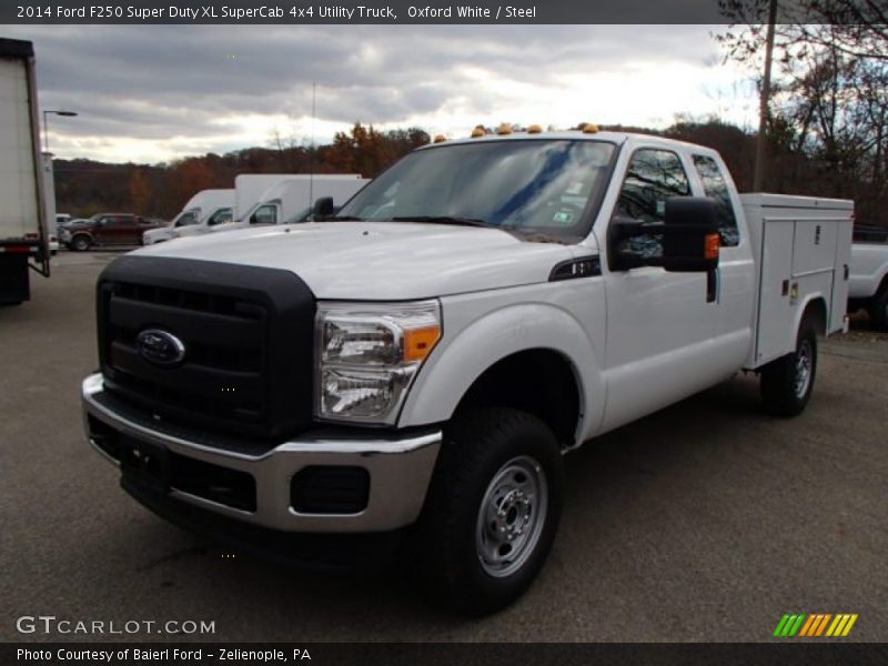 Oxford White / Steel 2014 Ford F250 Super Duty XL SuperCab 4x4 Utility Truck
