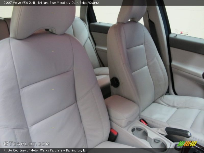 Brilliant Blue Metallic / Dark Beige/Quartz 2007 Volvo V50 2.4i