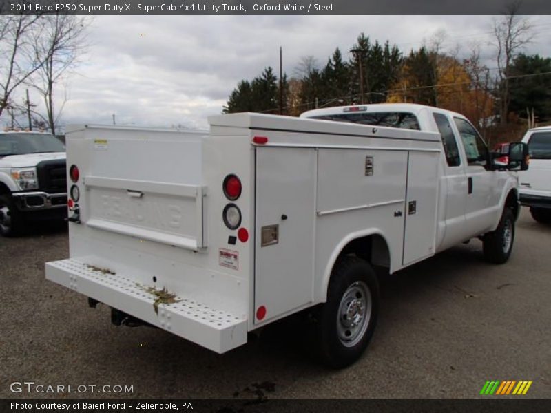 Oxford White / Steel 2014 Ford F250 Super Duty XL SuperCab 4x4 Utility Truck